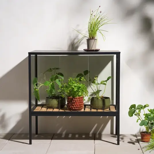 Brafab Grower Greens planteskap S svart