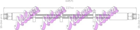 KAWE H4571 Bremseslange