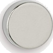 Maul 6182096 Rund Neodym Sølv Gloss 1,2 Cm 5 Mm