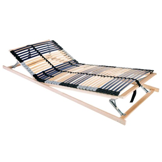  Lamelbunn Brun 80 x 190 cm Massiv bøk