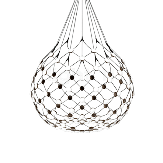 Luceplan MESH Taklampe Ø80 1 Meter Trådløs Kompatibel Luceplan MESH Taklampe Ø80 1 Meter Trådløs Kompatibel