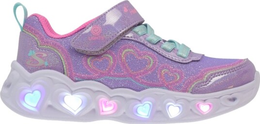 Skechers Sko Heart Light Purple Skechers 30 Blinkende sko Lilla