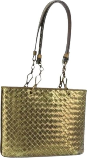 Bottega Veneta Vintage Dame Pre owned Gul ONE SIZE, Bottega Veneta Vintage Dame Pre owned Gul ONE SIZE,