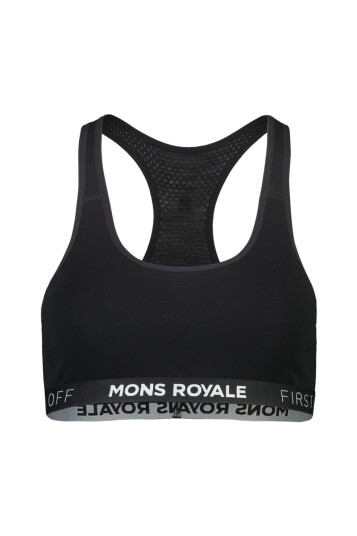 Mons Royale Sierra Sports Bra blåck L