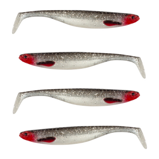 Westin Shadteez Slim 7,5cm 3g 4pcs, jigg 3,0g Redlight