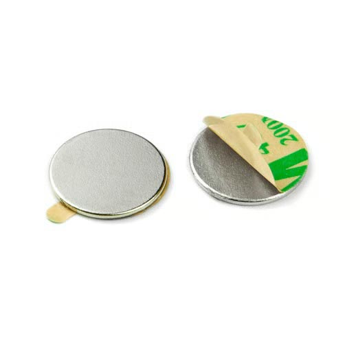 Selvklebende magnet Ø 15 mm – ultratynn neodym med 820 g kraft