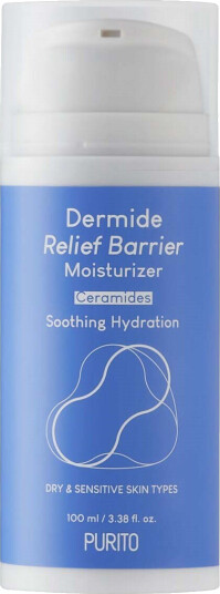 Purito Dermide Relief Barrier Fuktighetskrem 100 ml for sensitiv hud Purito Dermide Relief Barrier Fuktighetskrem 100 ml for sensitiv hud