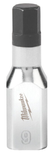 Milwaukee BITS PIPE HEX 3/8" 9MM Milwaukee BITS PIPE HEX 3/8" 9MM