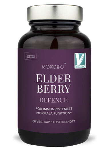 Nordbo Elderberry Försvar 60 kapslar Nordbo Elderberry Försvar 60 kapslar
