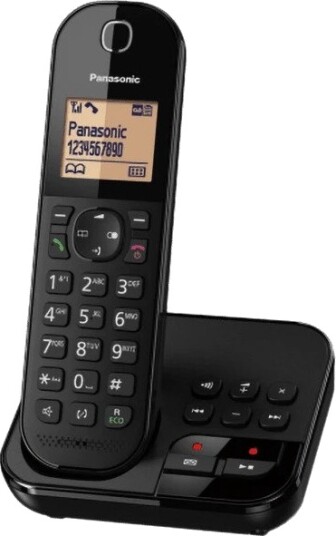 Panasonic KX TGC420 DECT Trådløs telefon Svart Panasonic KX TGC420 DECT Trådløs telefon Svart