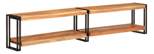 vidaXL TV-benk 200x30x40 cm heltre akasie