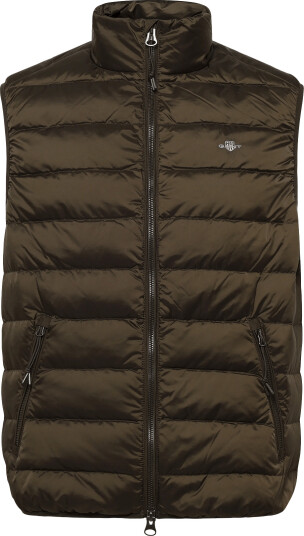 Gant Light Down Vest Brown S