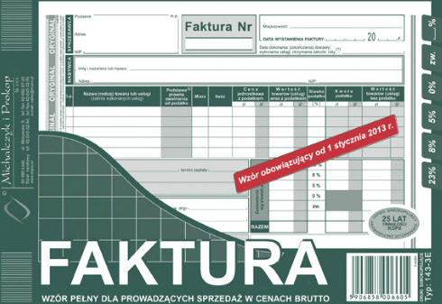 Mva Faktura A5 143 3E