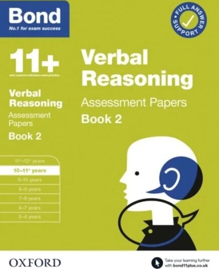 Bond 11+ Verbal Reasoning Assessment Papers 10-11 Years Book 2: For 11+ Gl Assessment And Entrance E Av Editor