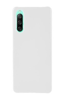 Sony Xperia 10 IV Gummiert Plast Deksel Hvit