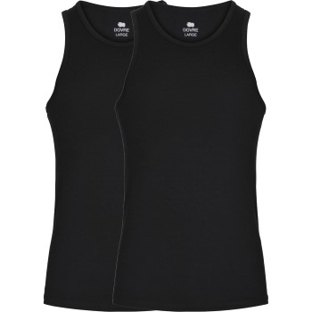 Dovre 2P Bamboo Singlet Svart Small Herre