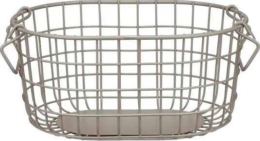 Blomus Storage Basket   14 X 29 X 21 Cm   Kago   Mourning Dove   Beige   L 21.7CM