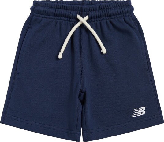 New Balance Shorts French Terry Navy New Balance 5 6 år 110 116 Shorts Blå