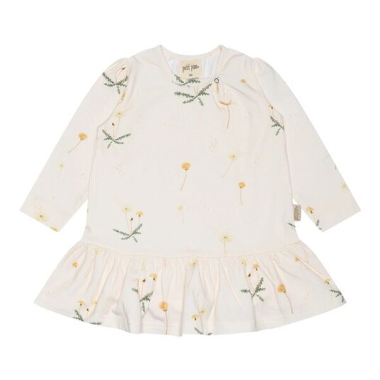 Petit Piao Kjole Gather Printed Dandelion