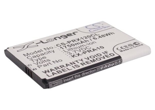Panasonic KX-PRX120 batteri (1750 mAh 3.7 V) Panasonic KX-PRX120 batteri (1750 mAh 3.7 V)