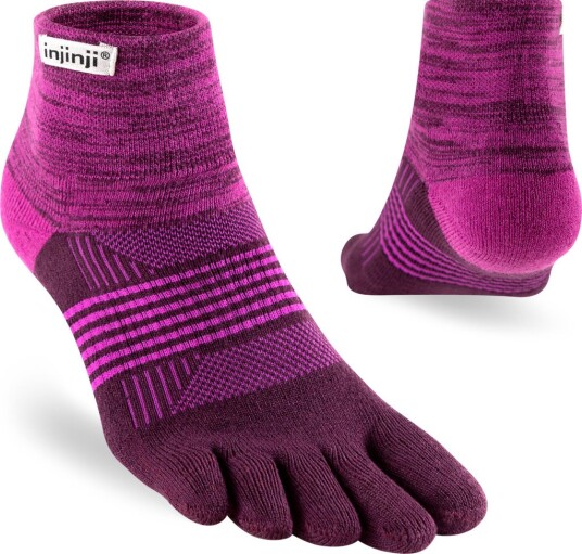Injinji Women's Trail Midweight Mini C Coolmax Violet XS/S