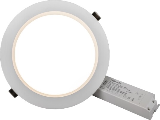 Hide A Lite DL Plano Basic Downlight hvit Ø230 mm Belysning