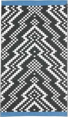 Plastmatter Horredsmattan Black & White Gorm Størrelse: 150 x 210 cm