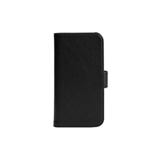 Essentials Samsung Galaxy S21 Kunstskinn Flip Deksel 2-i-1 med Kortholder - Svart