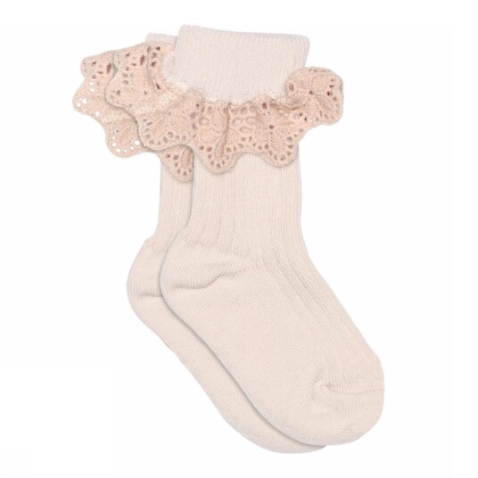 Mp Denmark Lisa socks lace – cherry blossom 15/16
