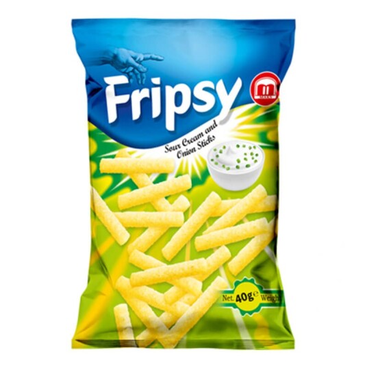Crispy Fripsy Sourcream & Onion 120g Crispy Fripsy Sourcream & Onion 120g