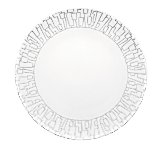 Rosenthal TAC Skin Platin tallerken flat 28 cm