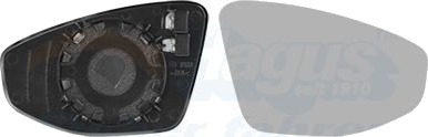 Speilglass, ytterspeil VAN WEZEL 0367836