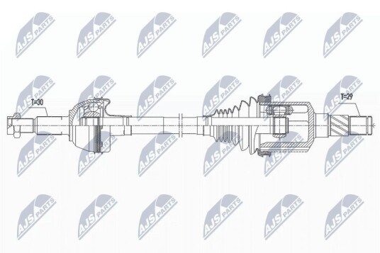 Nty Drivaksel NTY NPW CH 116