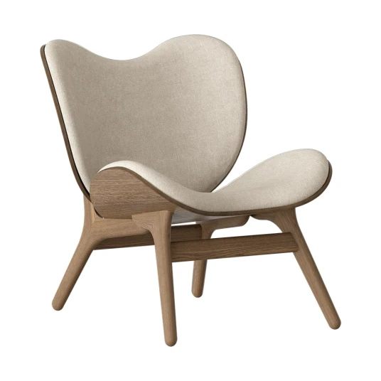Umage A Conversation Piece Lounge stol Dark Oak/White Sands Umage A Conversation Piece Lounge stol Dark Oak/White Sands