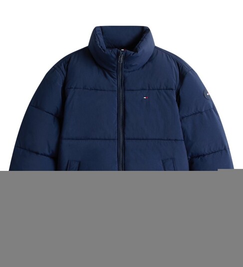 Tommy Hilfiger Flag Puffer Jacket Navy 140 Tommy Hilfiger Flag Puffer Jacket Navy 140