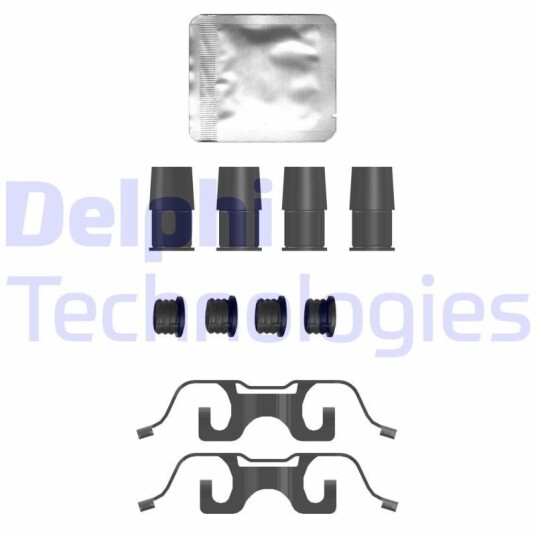 Tilbehørsett, skivebremse belegg DELPHI LX0755