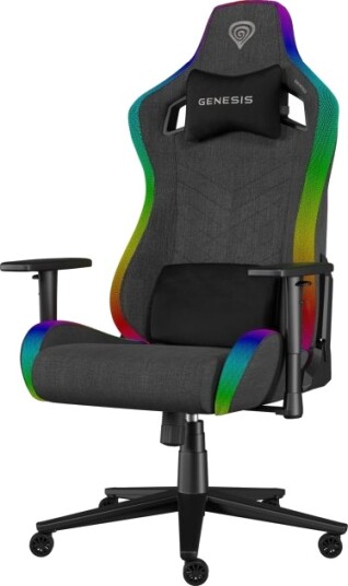 Genesis Trit 660 RGB Gamingstol Svart Grå