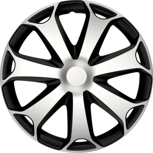 Gorecki Mega Hjulkapsler, sett - S??lv, Sort - 13"