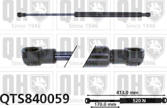 QUINTON HAZELL QTS840059 Baklukedemper