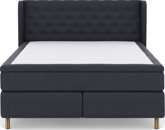 Select No 6 Komplett Sengepakke 210x210 Fast/Medium Watergel Blå/Kobberben