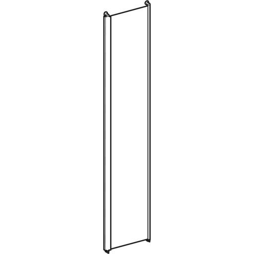 Contura Shower Next rørdel NKH/NVH80 VS lav venn white H200 x L80 cm