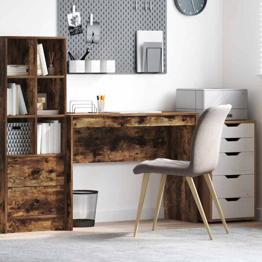  Skrivebord Røkt Eik Konstruert tre 100 x 40 x 76 cm