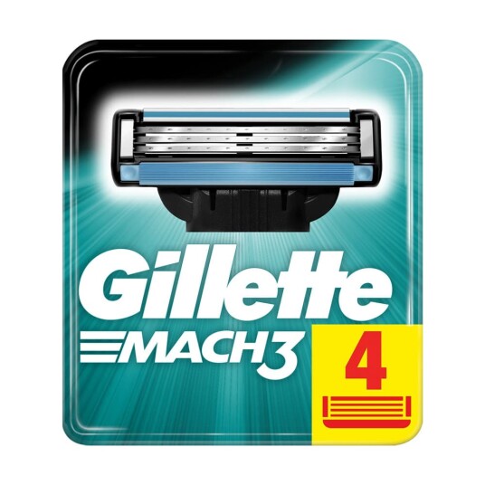 Other Brand Gillette Mach 3 Barberblad 4-pak Other Brand Gillette Mach 3 Barberblad 4-pak