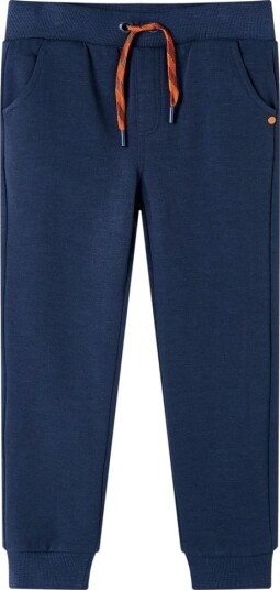 Joggebukser for barn marineblå melert 92