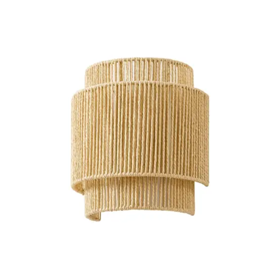 Lindby   Anuva vegglampe naturfarget høyde 25 cm papir