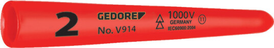 Gedore V 914 2 Electric Meter Connection Fitting Rød Plast 1 Stykker