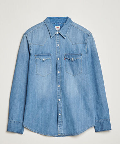 Levi's Barstow Western Standard Shirt Light Blue Levi's Barstow Western Standard Shirt Light Blue