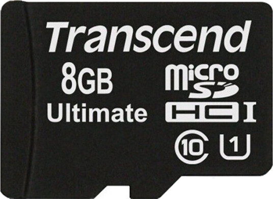 Transcend Premium - Flashminnekort (Microsdhc Til Sd-Adapter Inkludert) - 8 Gb - Class 10 - 133X - Microsdhc