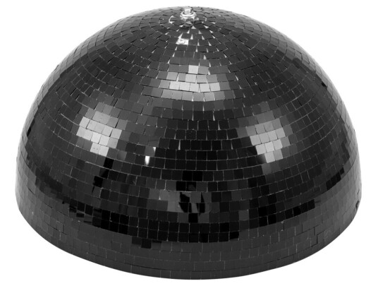 EuroLite Half Mirror Ball 40cm Svart Motorized