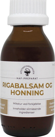 NAF Rigabalsam og honning NAF mikstur, 100 ml